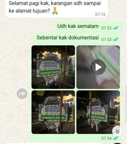 Pengiriman Papan Bunga Selamat Cikokol Lama Tangerang