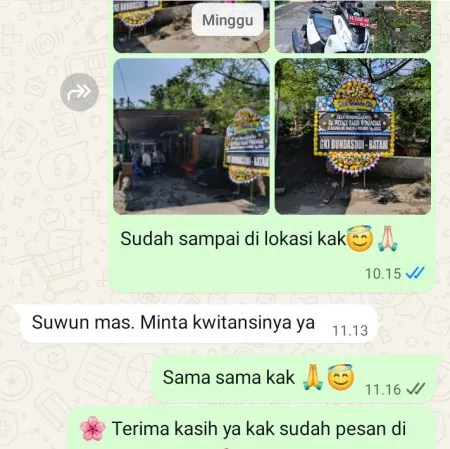 Pengiriman Papan Bunga Duka Cikokol Lama Tangerang
