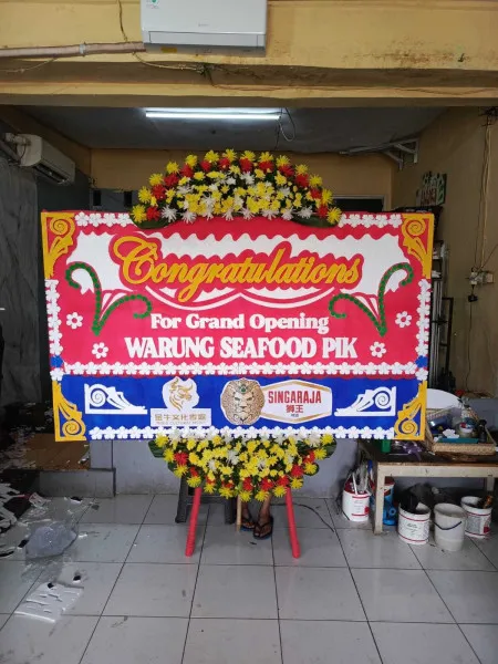 Papan Bunga Ucapan Selamat Cikokol Lama Tangerang