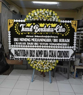 Papan Bunga di Cikokol Lama Tangerang